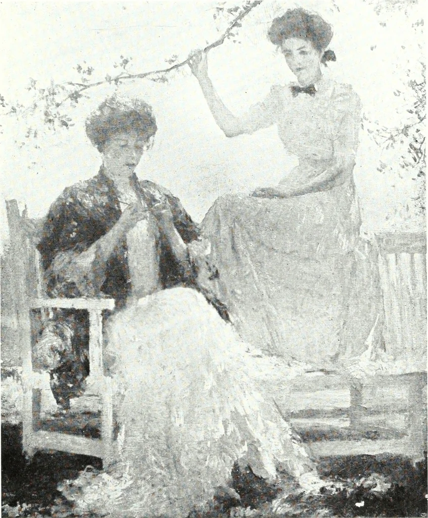 An illustration from American pictures and their painters, 1921, leaf 302