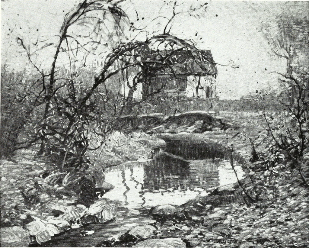 An illustration from American pictures and their painters, 1921, leaf 328