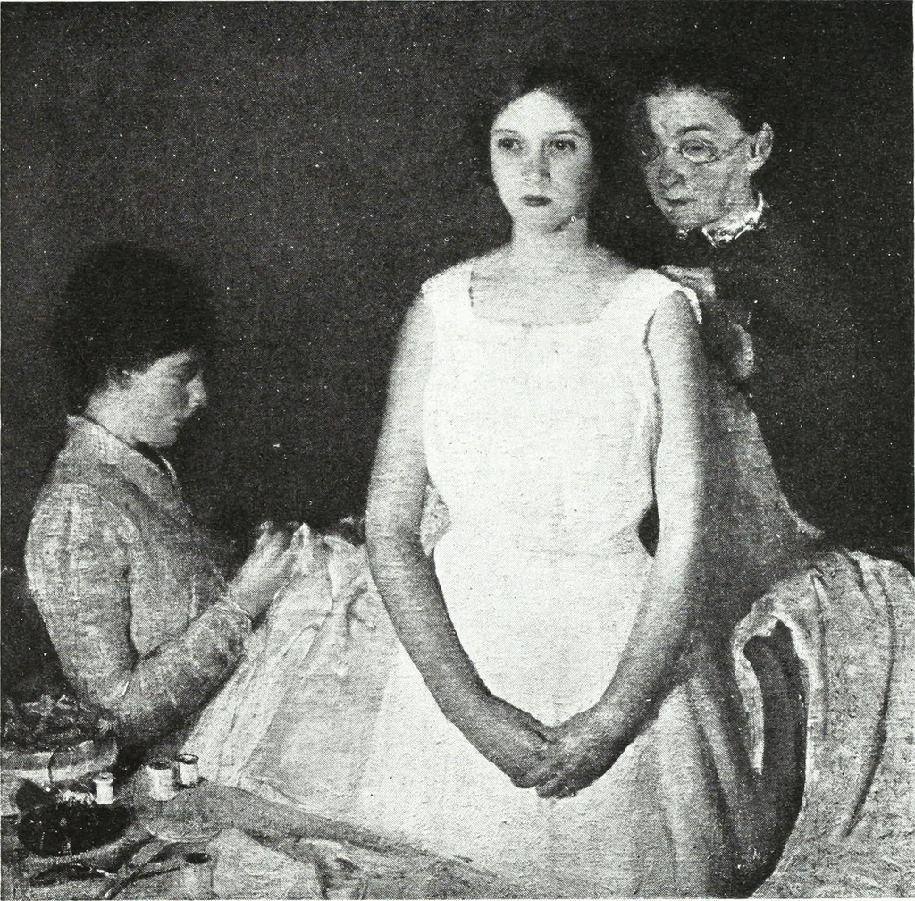 An illustration from American pictures and their painters, 1921, leaf 342
