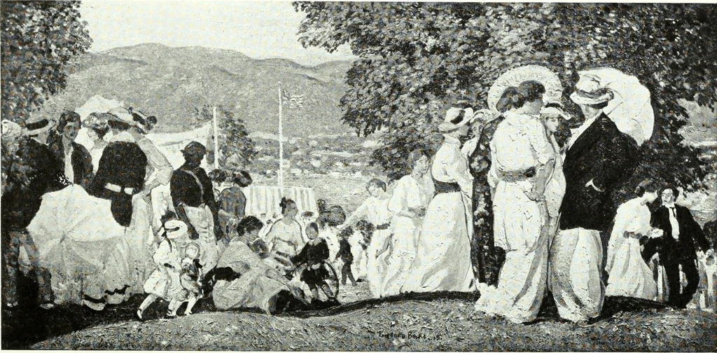An illustration from American pictures and their painters, 1921, leaf 385