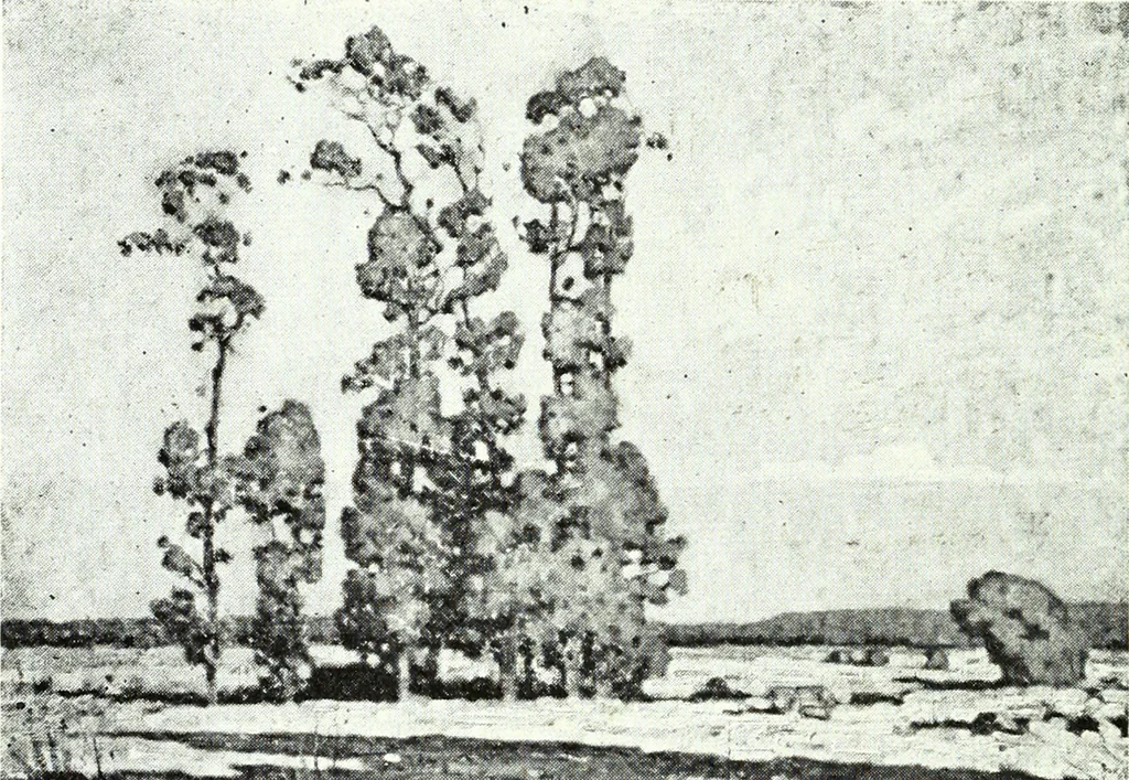 An illustration from American pictures and their painters, 1921, leaf 399