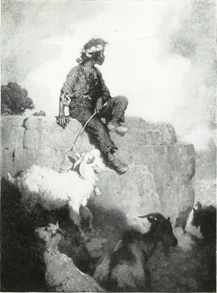 An illustration from American pictures and their painters, 1921, leaf 418