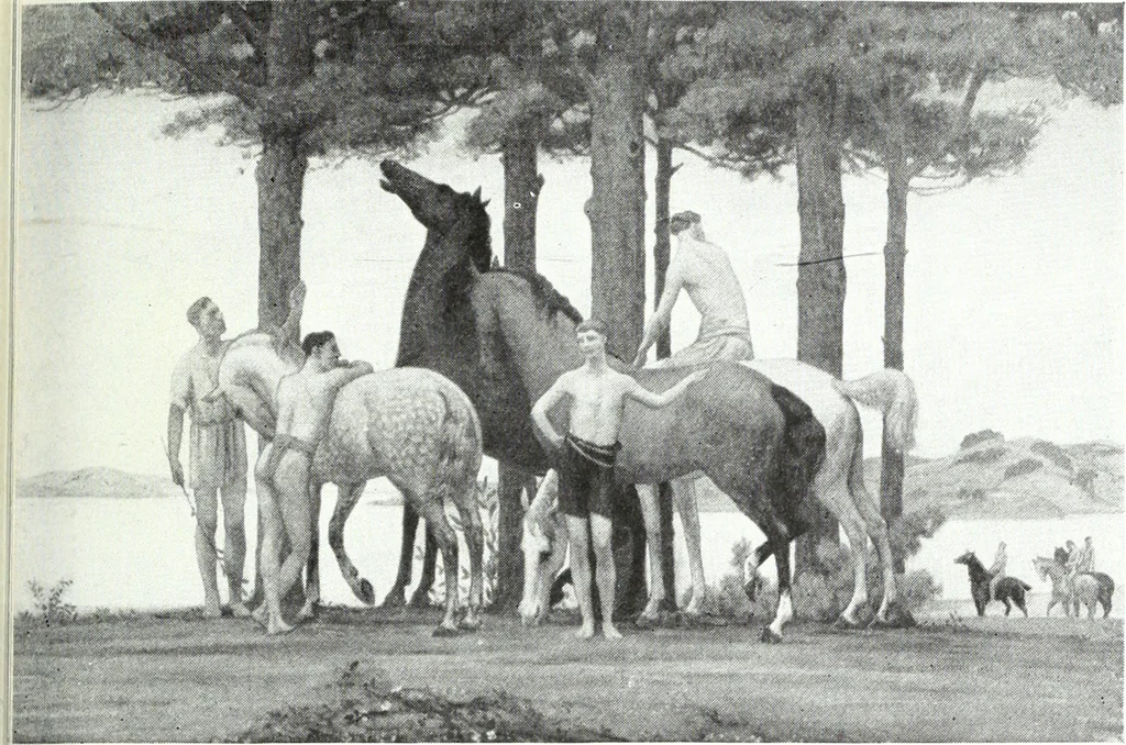 An illustration from American pictures and their painters, 1921, leaf 426