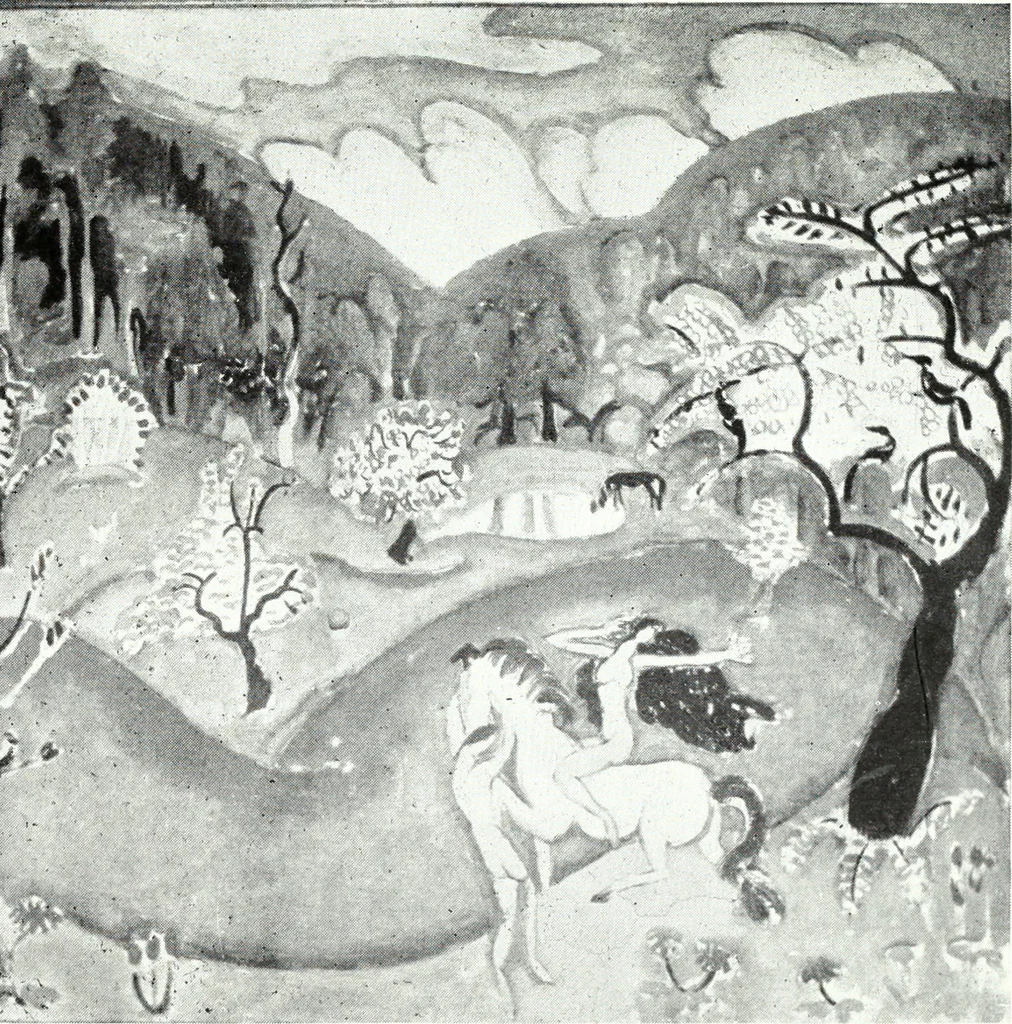 An illustration from American pictures and their painters, 1921, leaf 492