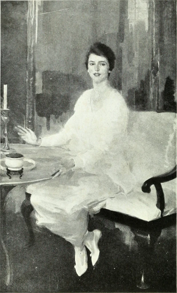 An illustration from American pictures and their painters, 1921, leaf 7