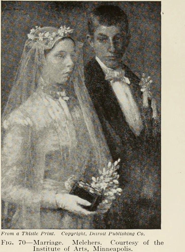 An illustration from American pictures and their painters, 1917, leaf 174