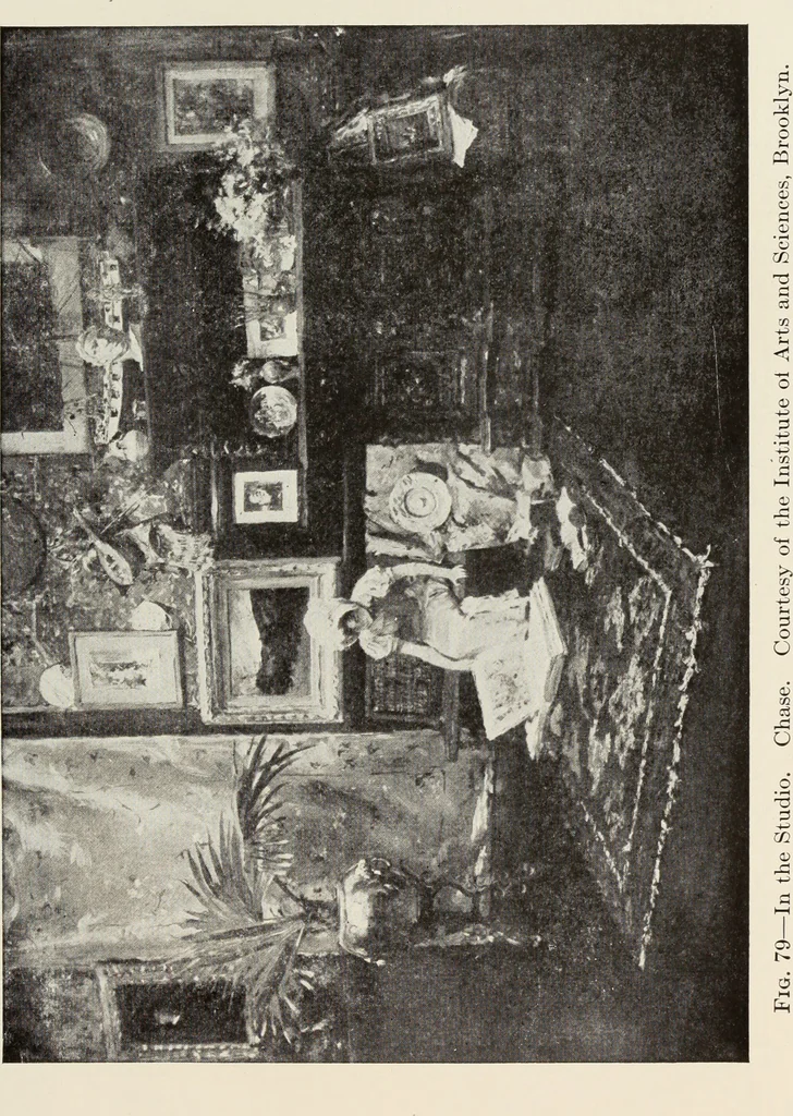 An illustration from American pictures and their painters, 1917, leaf 186