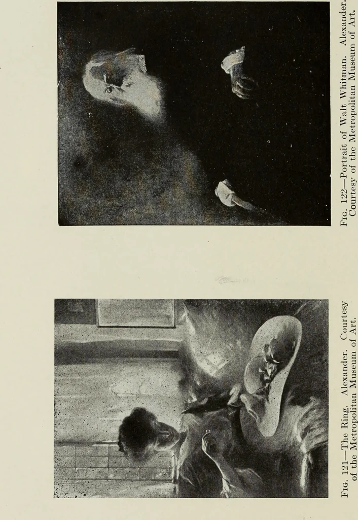 An illustration from American pictures and their painters, 1917, leaf 271