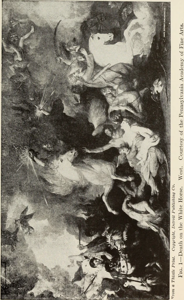 An illustration from American pictures and their painters, 1917, leaf 28