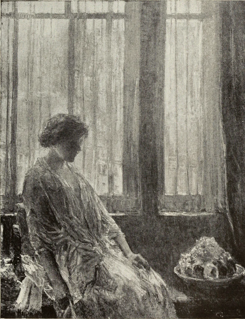 An illustration from American pictures and their painters, 1917, leaf 282