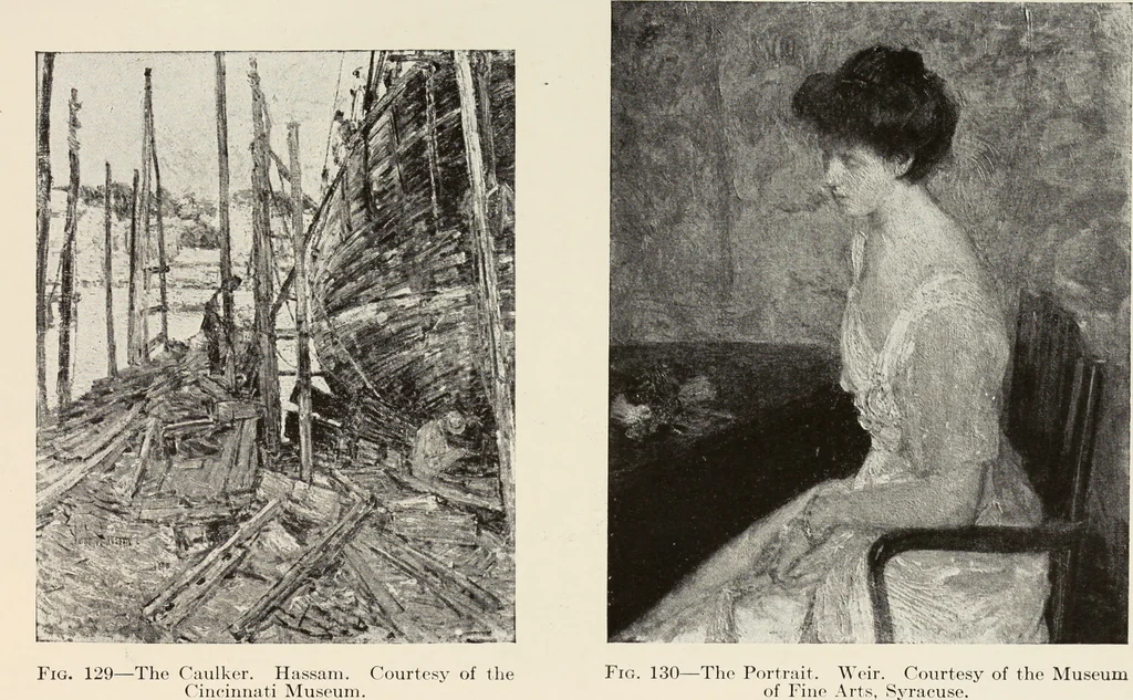 An illustration from American pictures and their painters, 1917, leaf 286