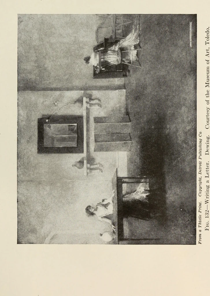 An illustration from American pictures and their painters, 1917, leaf 290