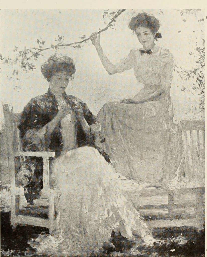 An illustration from American pictures and their painters, 1917, leaf 302