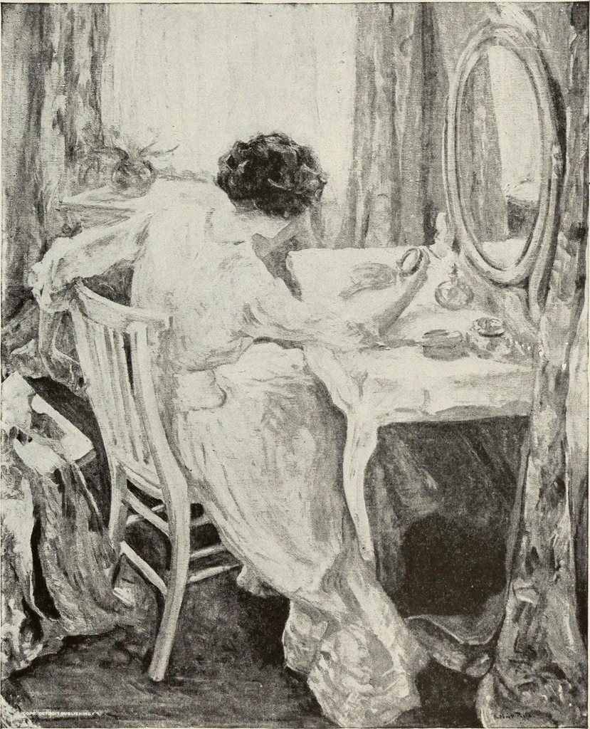 An illustration from American pictures and their painters, 1917, leaf 306