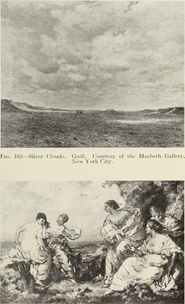 An illustration from American pictures and their painters, 1917, leaf 354
