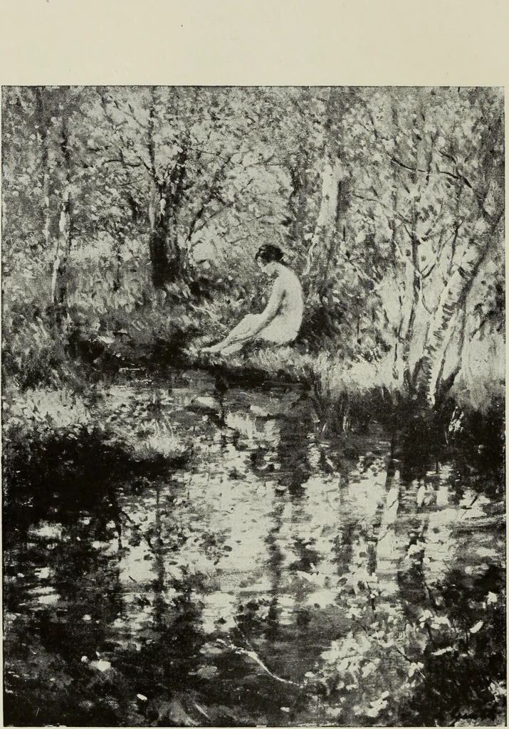 An illustration from American pictures and their painters, 1917, leaf 355