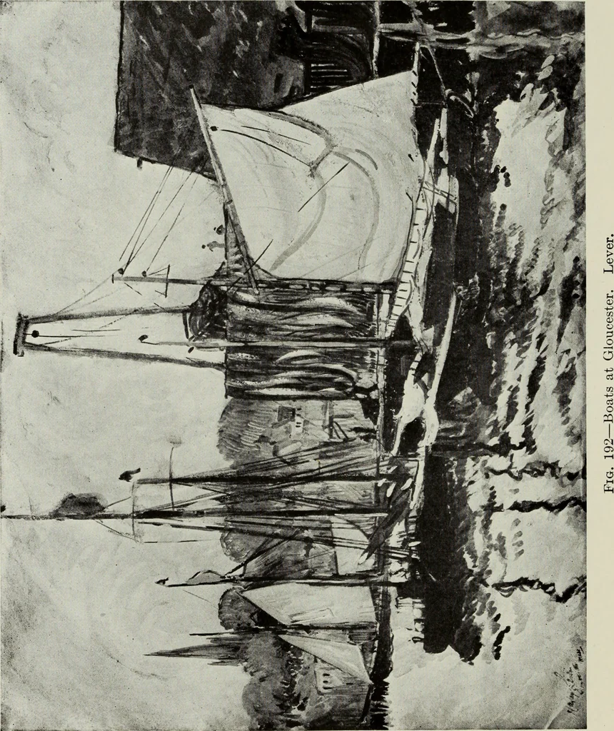 An illustration from American pictures and their painters, 1917, leaf 407