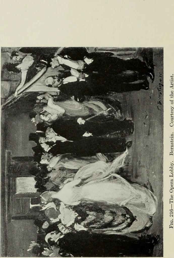 An illustration from American pictures and their painters, 1917, leaf 465