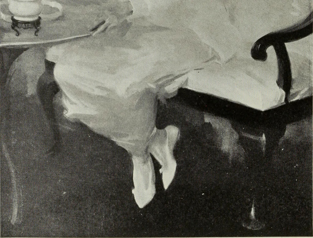 An illustration from American pictures and their painters, 1917, leaf 7