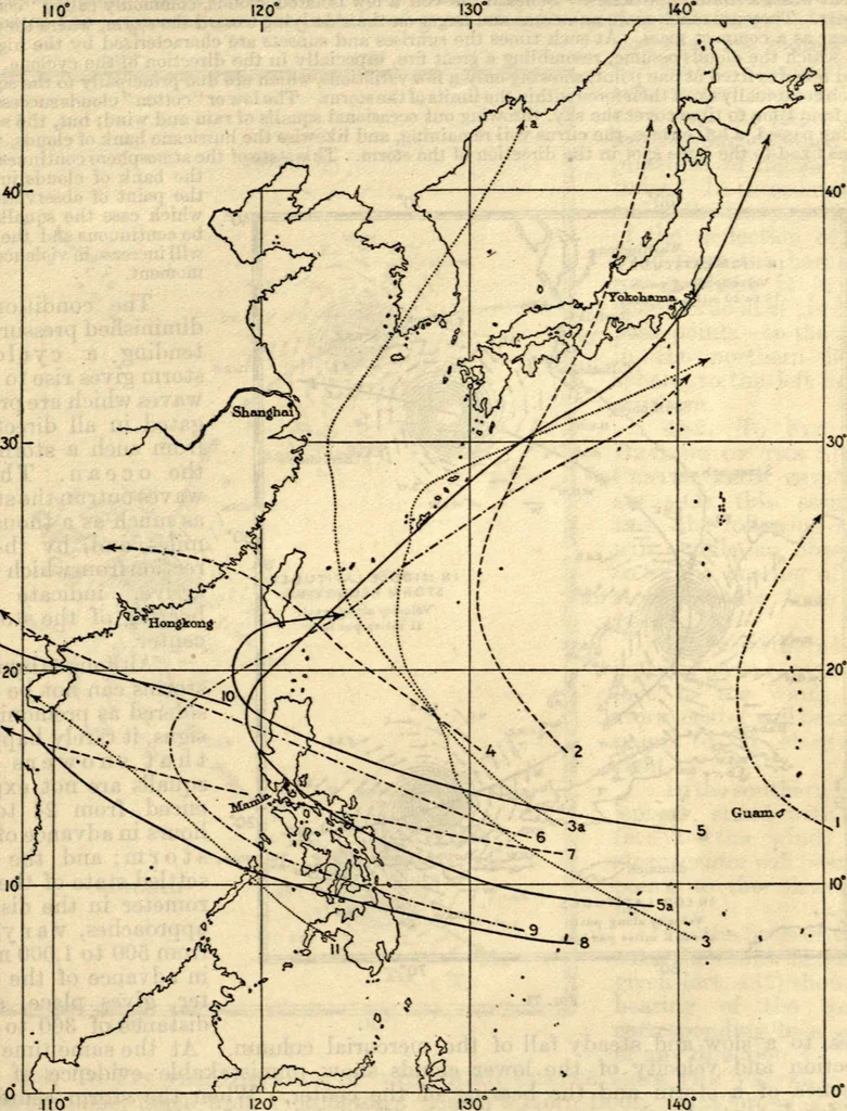 An illustration from American practical navigator: an epitome of navigation and nautical astronomy, 1914, leaf 224