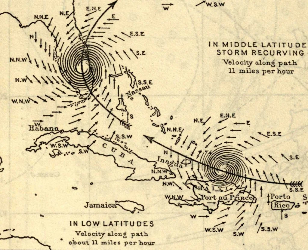 An illustration from American practical navigator: an epitome of navigation and nautical astronomy, 1914, leaf 225