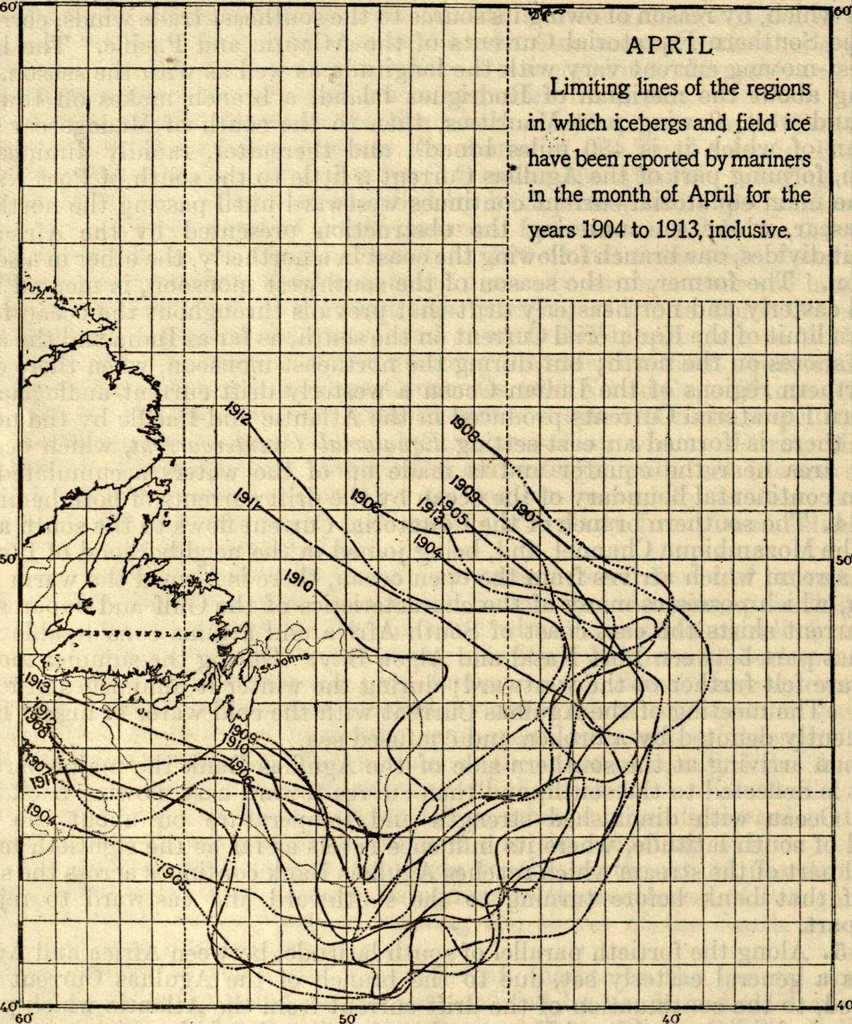 An illustration from American practical navigator: an epitome of navigation and nautical astronomy, 1914, leaf 245