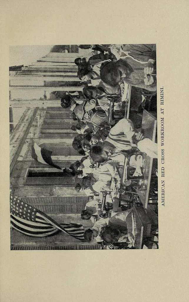 An illustration from The American Red cross in the great war, 1919, leaf 297