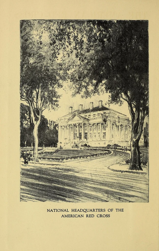 An illustration from The American Red cross in the great war, 1919, leaf 8