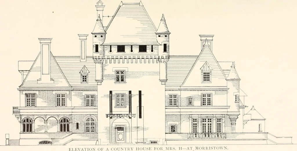 An illustration from American renaissance; a review of domestic architecture, 1904, leaf 304