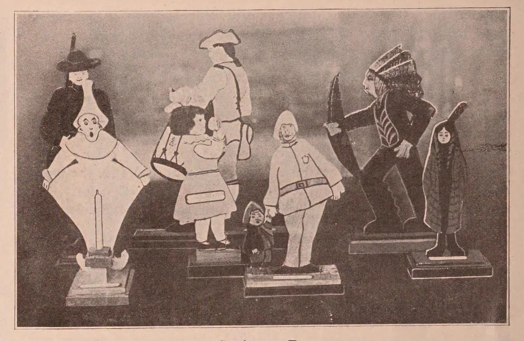An illustration from American school toys and useful novelties in wood,, 1920, leaf 17