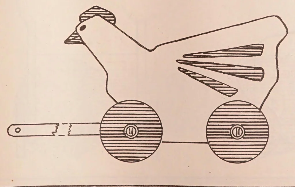 An illustration from American school toys and useful novelties in wood,, 1920, leaf 49