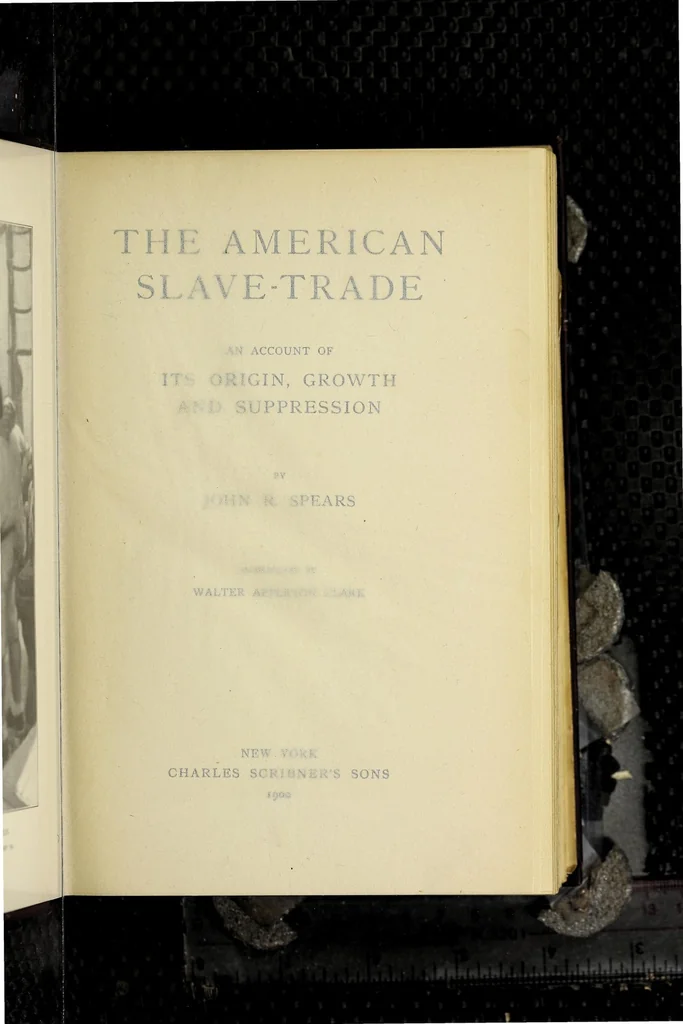 An illustration from The American slave-trade : an account of its origin, growth and suppression, 1900, leaf 11