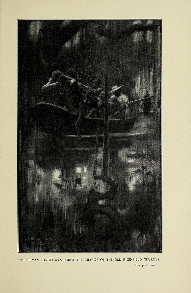 An illustration from The American slave-trade : an account of its origin, growth and suppression, 1900, leaf 265