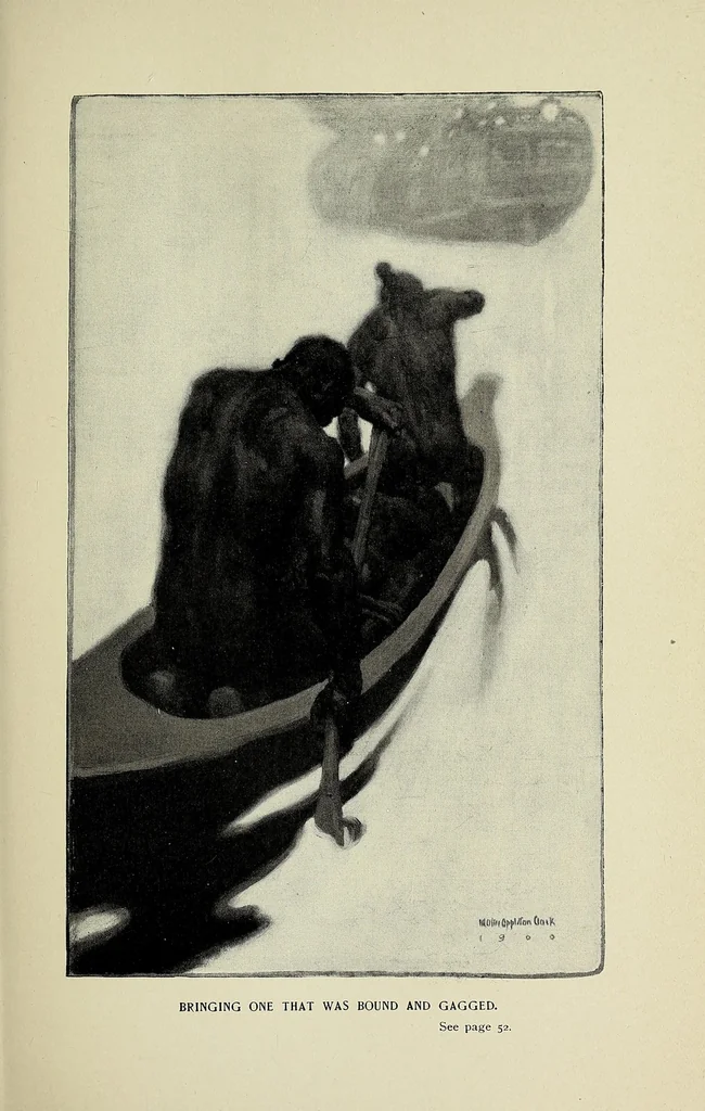 An illustration from The American slave-trade : an account of its origin, growth and suppression, 1900, leaf 53