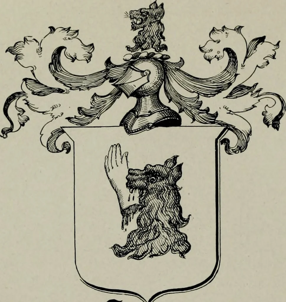An illustration from Americans of gentle birth and their ancestors : a genealogical encyclopedia ... embracing many authenticated lineages and biographical sketches of the founders of the colonies and their descendants found in all parts of the United States, 1903, leaf 171