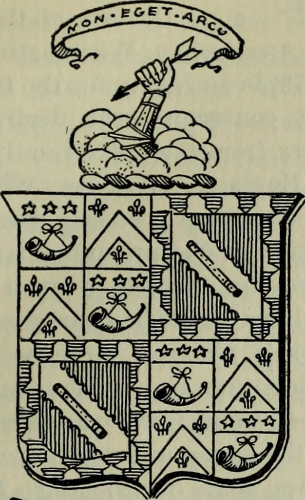 An illustration from Americans of gentle birth and their ancestors : a genealogical encyclopedia ... embracing many authenticated lineages and biographical sketches of the founders of the colonies and their descendants found in all parts of the United States, 1903, leaf 172