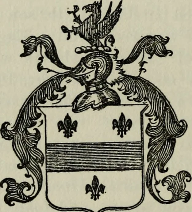 An illustration from Americans of gentle birth and their ancestors : a genealogical encyclopedia ... embracing many authenticated lineages and biographical sketches of the founders of the colonies and their descendants found in all parts of the United States, 1903, leaf 175