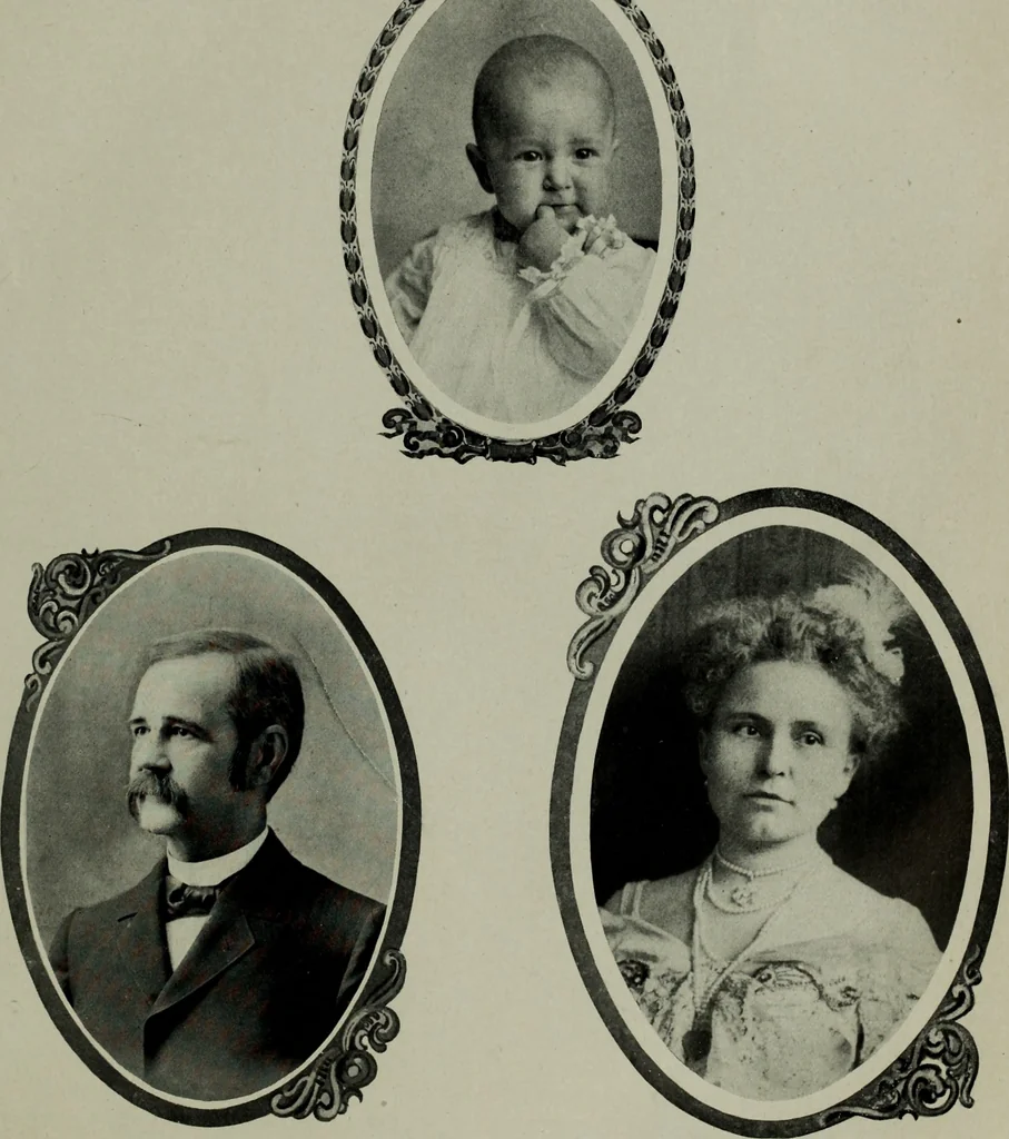 An illustration from Americans of gentle birth and their ancestors : a genealogical encyclopedia ... embracing many authenticated lineages and biographical sketches of the founders of the colonies and their descendants found in all parts of the United States, 1903, leaf 214