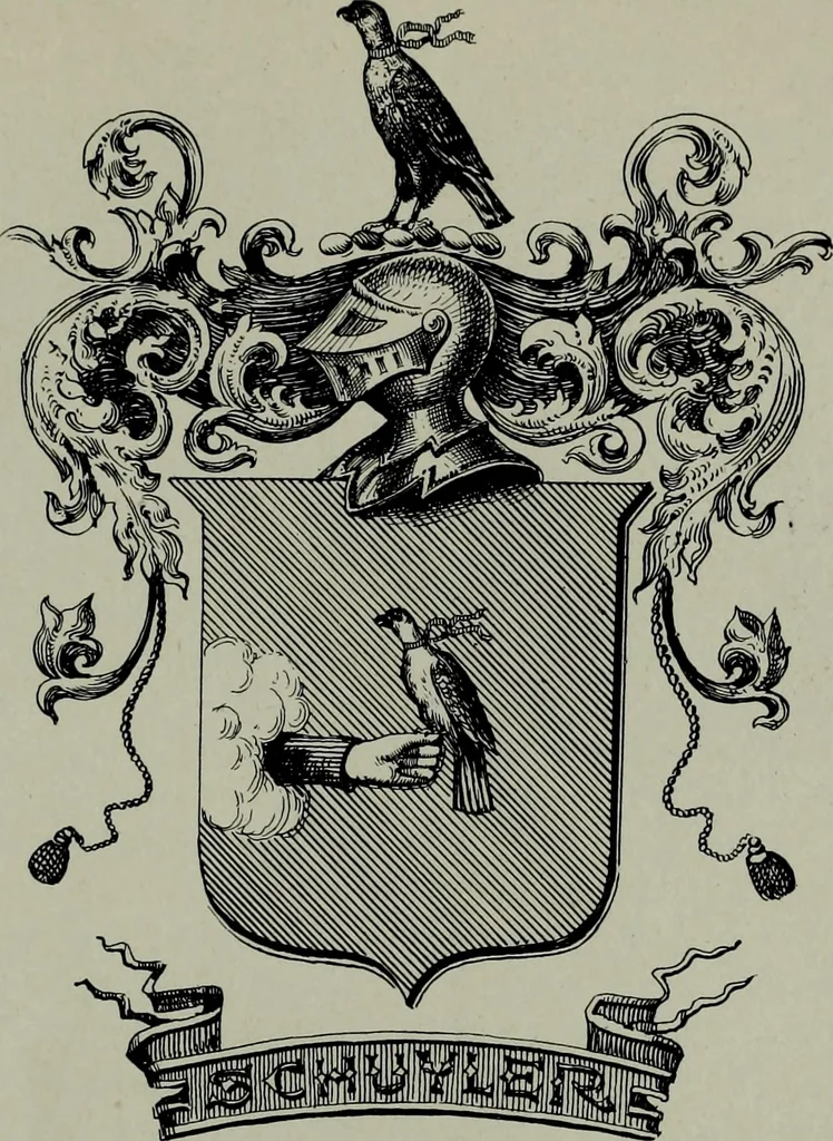 An illustration from Americans of gentle birth and their ancestors : a genealogical encyclopedia ... embracing many authenticated lineages and biographical sketches of the founders of the colonies and their descendants found in all parts of the United States, 1903, leaf 276