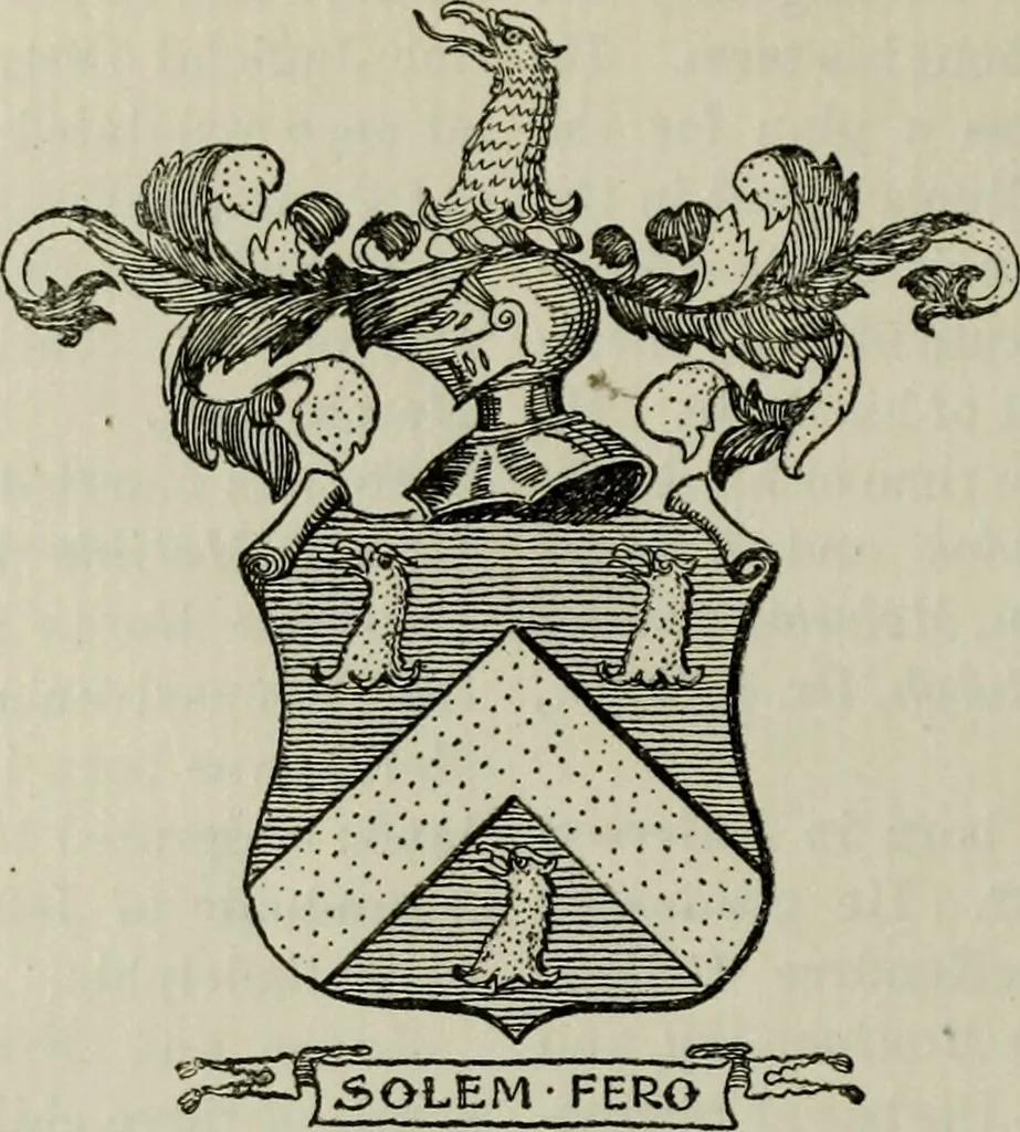 An illustration from Americans of gentle birth and their ancestors : a genealogical encyclopedia ... embracing many authenticated lineages and biographical sketches of the founders of the colonies and their descendants found in all parts of the United States, 1903, leaf 341