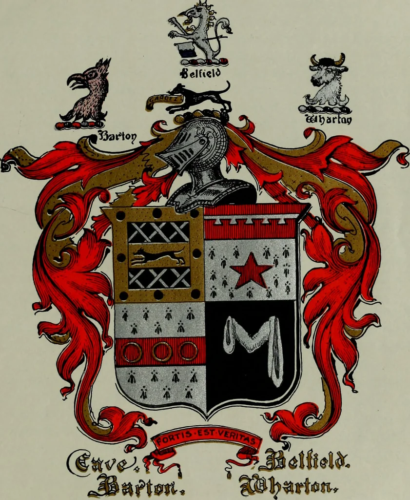 An illustration from Americans of gentle birth and their ancestors : a genealogical encyclopedia ... embracing many authenticated lineages and biographical sketches of the founders of the colonies and their descendants found in all parts of the United States, 1903, leaf 40