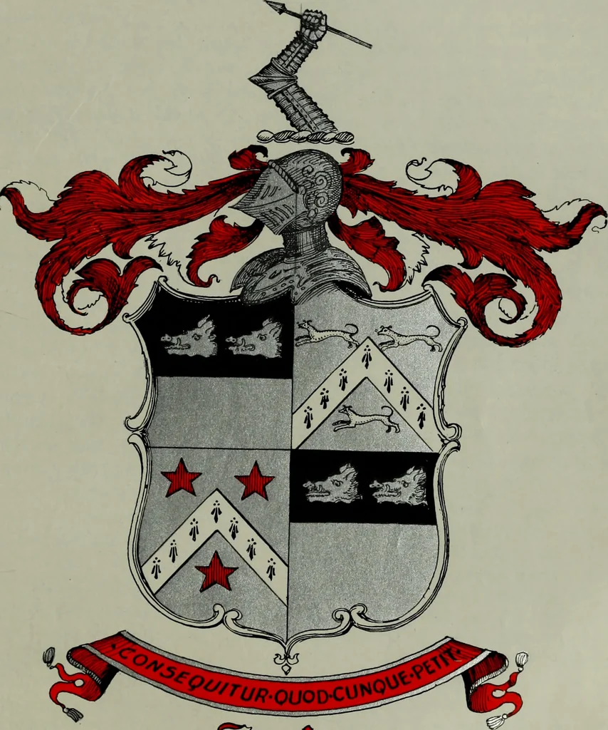 An illustration from Americans of gentle birth and their ancestors : a genealogical encyclopedia ... embracing many authenticated lineages and biographical sketches of the founders of the colonies and their descendants found in all parts of the United States, 1903, leaf 436