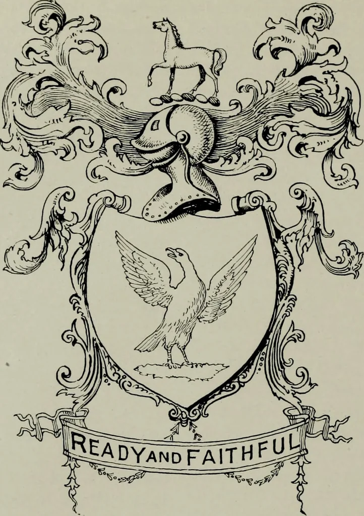 An illustration from Americans of gentle birth and their ancestors : a genealogical encyclopedia ... embracing many authenticated lineages and biographical sketches of the founders of the colonies and their descendants found in all parts of the United States, 1903, leaf 441