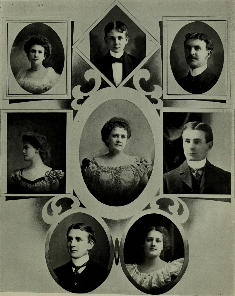 An illustration from Americans of gentle birth and their ancestors : a genealogical encyclopedia ... embracing many authenticated lineages and biographical sketches of the founders of the colonies and their descendants found in all parts of the United States, 1903, leaf 490