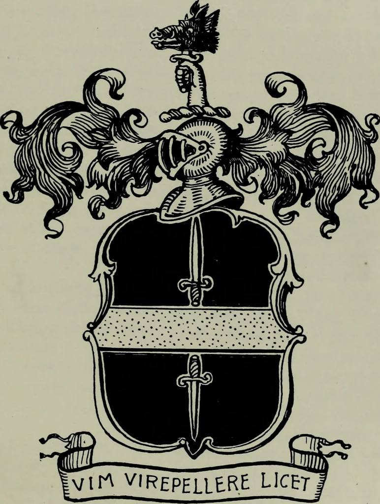 An illustration from Americans of gentle birth and their ancestors : a genealogical encyclopedia ... embracing many authenticated lineages and biographical sketches of the founders of the colonies and their descendants found in all parts of the United States, 1903, leaf 564
