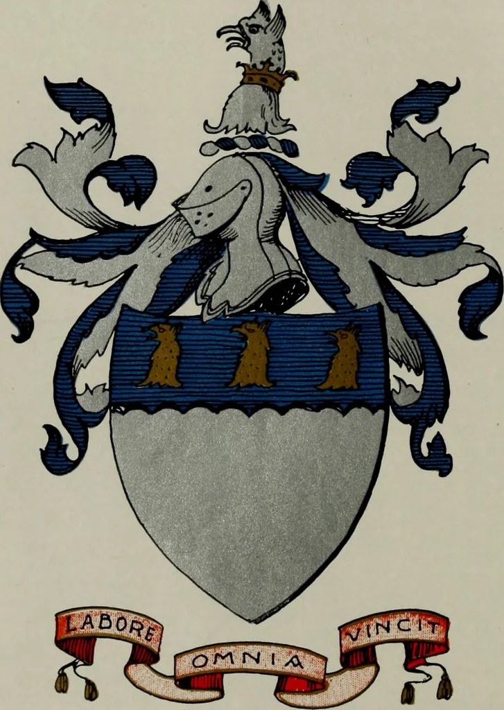 An illustration from Americans of gentle birth and their ancestors : a genealogical encyclopedia ... embracing many authenticated lineages and biographical sketches of the founders of the colonies and their descendants found in all parts of the United States, 1903, leaf 91