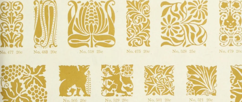 An illustration from American specimen book of type styles : complete catalogue of printing machinery and printing supplies, 1912, 1912, leaf 1000