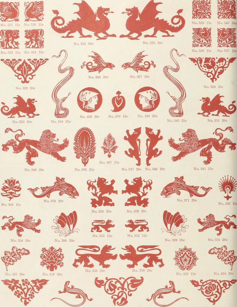 An illustration from American specimen book of type styles : complete catalogue of printing machinery and printing supplies, 1912, 1912, leaf 1001