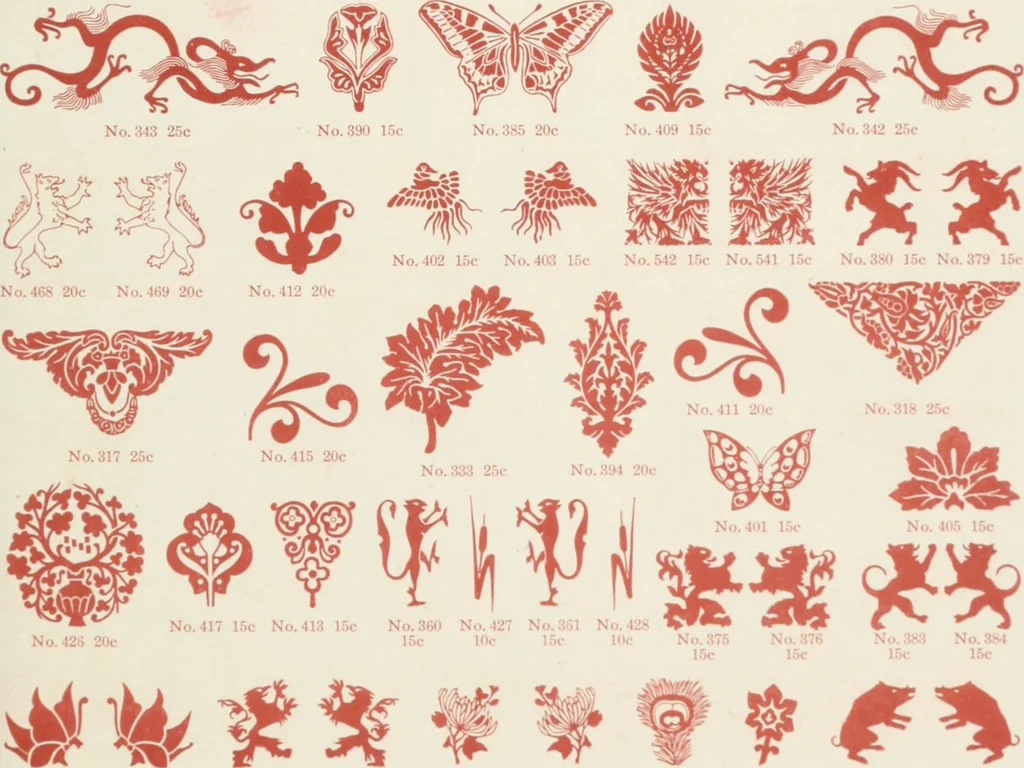An illustration from American specimen book of type styles : complete catalogue of printing machinery and printing supplies, 1912, 1912, leaf 1002