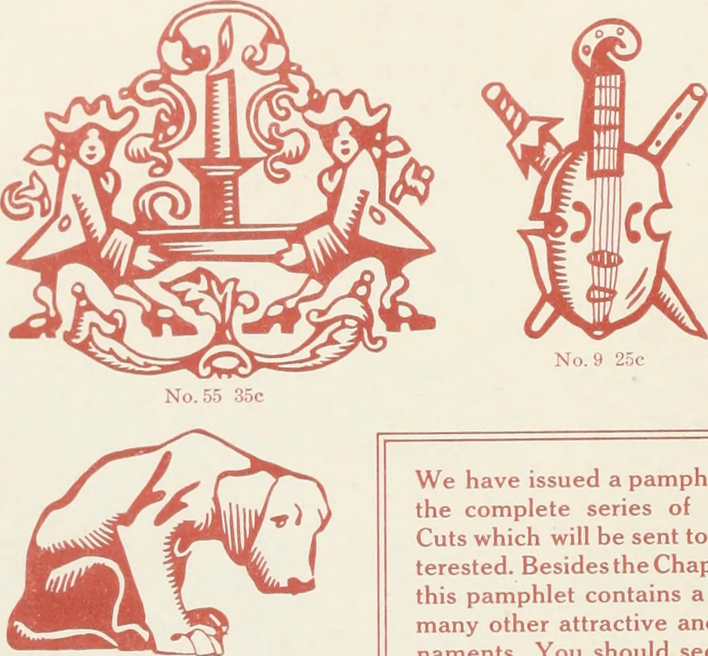 An illustration from American specimen book of type styles : complete catalogue of printing machinery and printing supplies, 1912, 1912, leaf 1005
